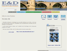 Tablet Screenshot of educationetdevenir.fr